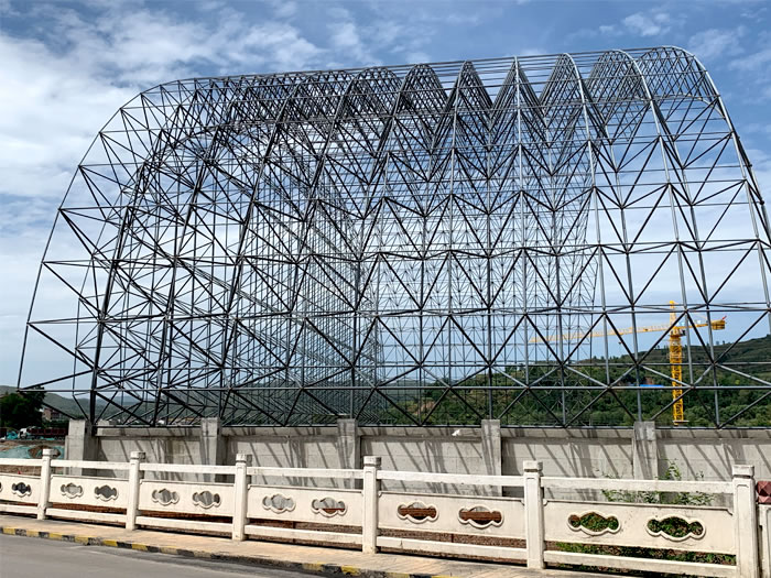 临沧山寨矿储煤棚网架